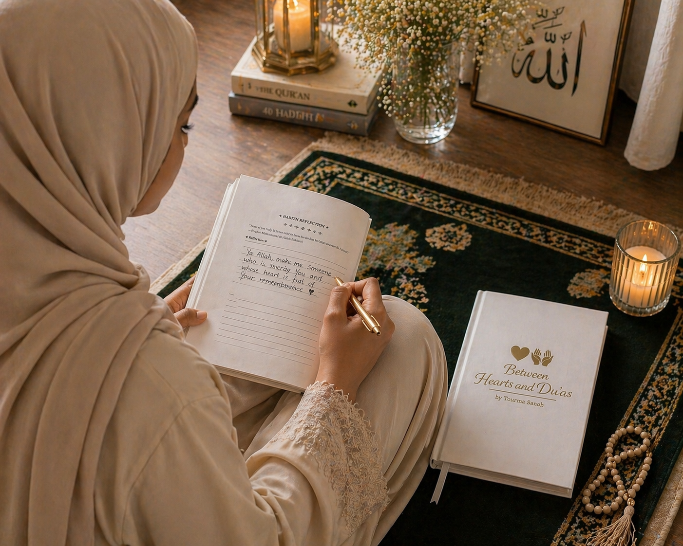 Between Hearts & Du’as – Guided Islamic Journal