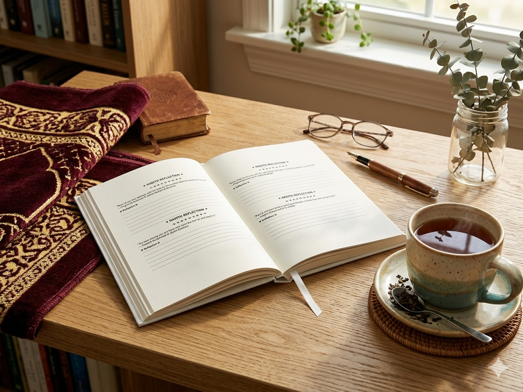 Between Hearts & Du’as – Guided Islamic Journal